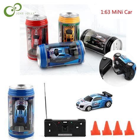 1pc Mini Cans Remote Control Radio Controlled Cars Machine On The