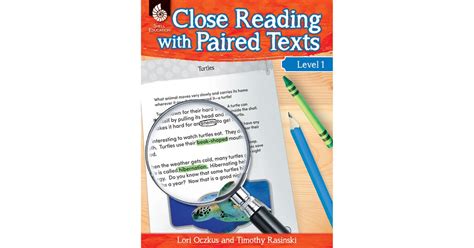 Close Reading With Paired Texts Book Level 1 Sep51357 Shell