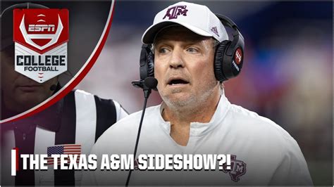 FULL REACTION Jimbo Fisher Texas A M Are QUITE A SIDESHOW Finebaum ESPN College
