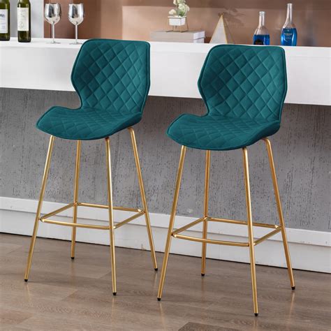 Duhome Elegant Lifestyle Bar Stool Modern Contemporary Bar Chairs Green