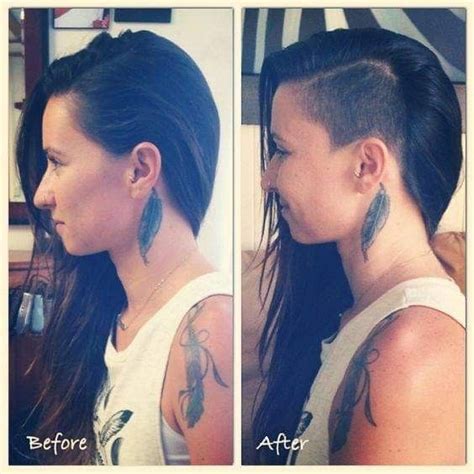 pin by linda gerrish rudolph schweiz on hair clothes shaved side hairstyles half shaved