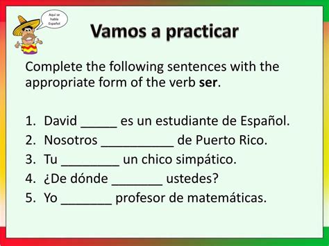 Ppt The Verb Ser Powerpoint Presentation Free Download Id3148122