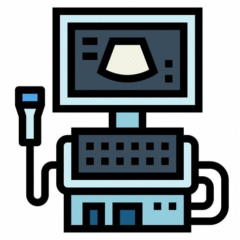 Equipment Medical Sonography Ultrasound Icon Download On Iconfinder