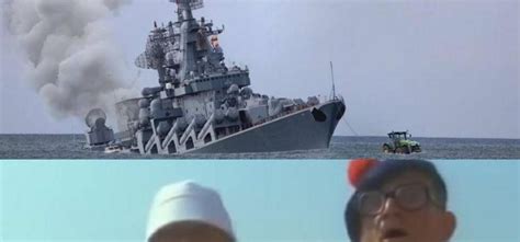 The Russian Cruiser Moskva Also Sunk By The Irony Of Memes On Social