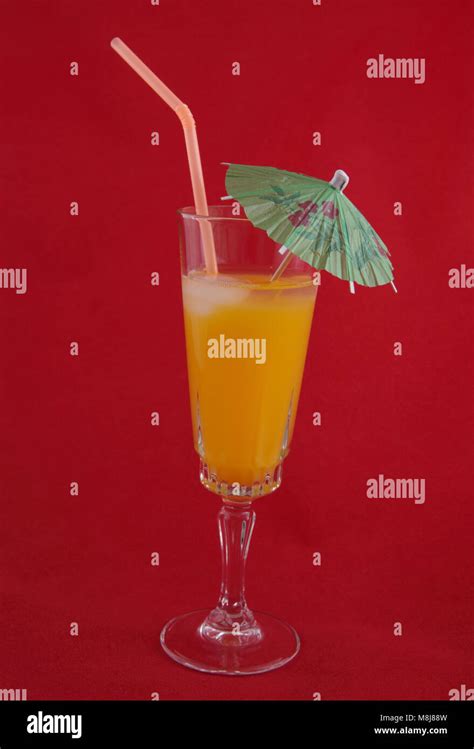 Orange Drink Stock Photo Alamy