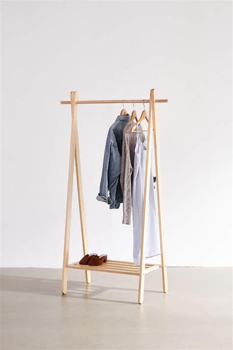 Urban Outfitters Wooden Clothing Rack Wooden Clothes Rack Wood