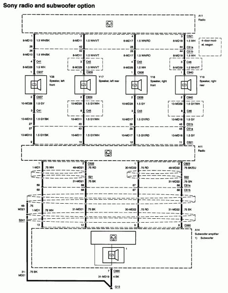 Notice, is reserved as part of ford's policy of continuous. 2003 Ford Focus Stereo Wiring Diagram