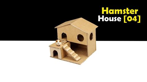 🐁 How To Make Amazing Hamster House At Home Cardboard House 04