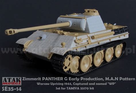 Se35 14 Zimmerit Panther G Early Production Man Pattern Warsaw