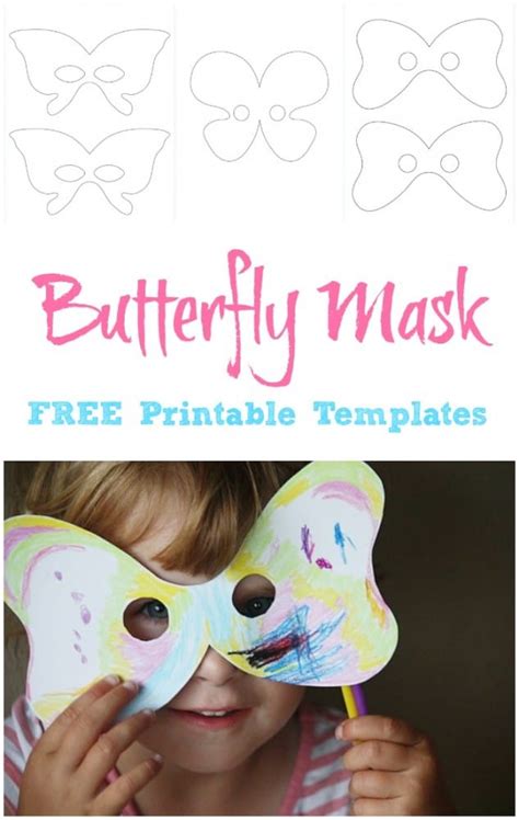 Butterfly Masks Free Printables Emma Owl