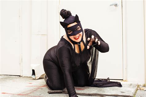 Catwoman Cosplay Costume Plus Size We Love Colors Diy Halloween