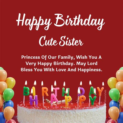 120 Birthday Wishes For Sister Greetings Quotes And Images