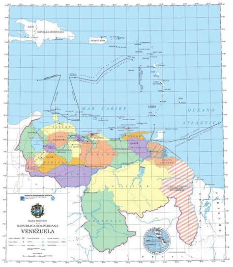 Mapa Oficial De Venezuela Emisora Costa Del Sol 931 Fm