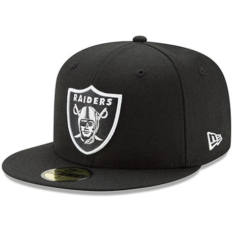 New Era Oakland Raiders Black Omaha 59fifty Fitted Hat