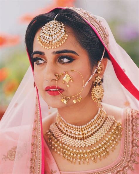 10 Real Indian Brides Who Wore The Best Nose Rings On Instagram