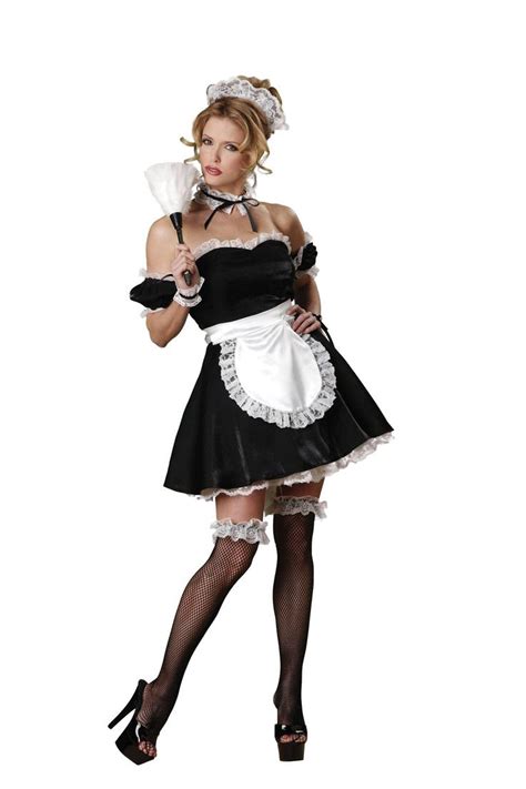 Oui Oui Adult X Small French Maid Costume Maid Costume Maid Halloween