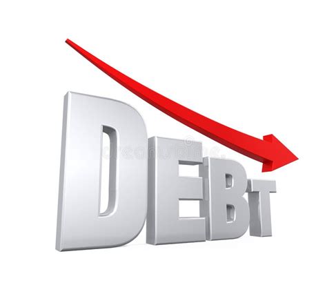 Debt Reduction Concept Stock Illustration Illustration Of Lowering