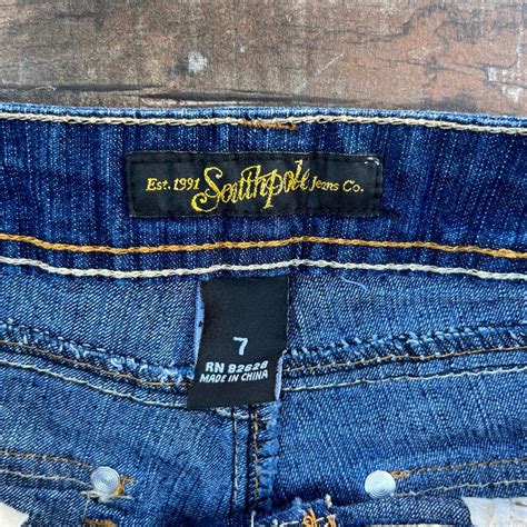 Vintage South Pole Jortsgolden Stitch Realized Depop