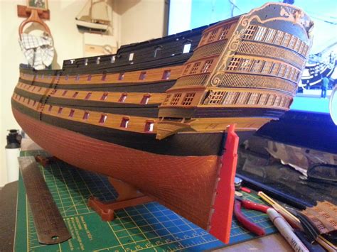 Build Log For Hellerairfix 1100 Hms Victory Build Part 1