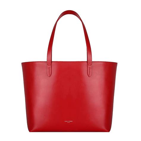 Red Tote Bag Sage Femme Italy