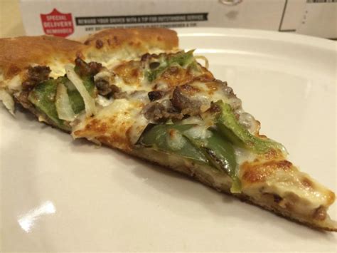 We Tried The New Philly Cheesesteak Pizza At Papa John S — Here S The Verdict