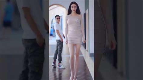 198cm tall asian chinese girl street fashion sexy hot beauty tiktok youtube