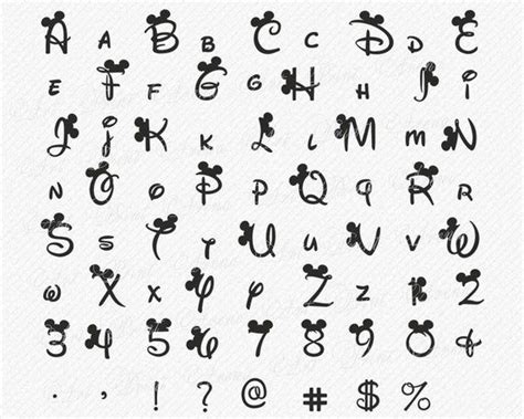 Disney Svg Font Disney Alfabeto Svg Orejas Svg Minnie Font Image Disney Alphabet Cute Fonts