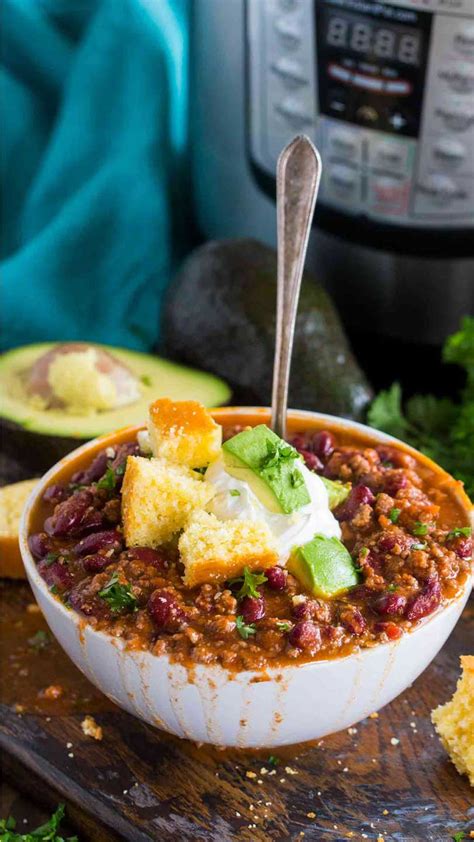 17 Instant Pot Chili Recipes Two Healthy Kitchens