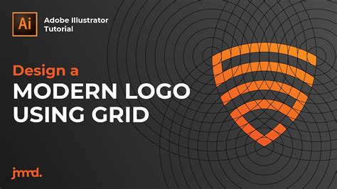 How To Create A Modern Logo Using Grid Adobe Illustrator Youtube