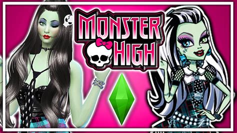 The Sims 4 Create A Sim Frankie Stein Monster High Inspired Youtube