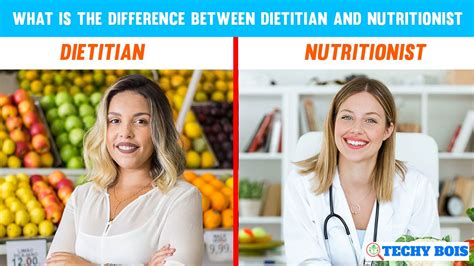 What Is The Difference Between Dietitian And Nutritionist Techy Bois