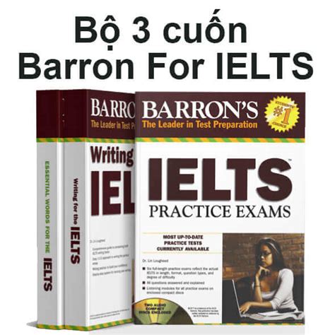 Trọn bộ 3 cuốn Barron s Writing Essential Words Practice Exams