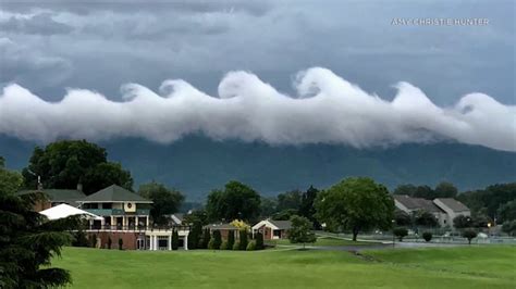 Rare Wave Shaped Clouds Roll Through The Sky In Virginia Abc11