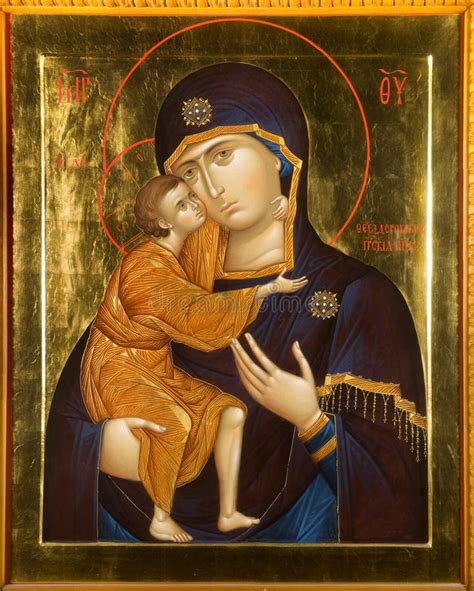 Orthodox Icon Mother God Stock Illustrations 446 Orthodox Icon Mother