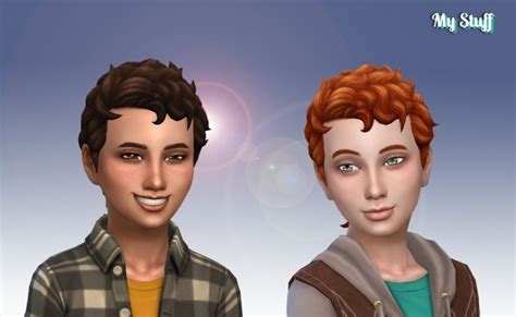 Curly Untamed Hair Conversion At My Stuff Sims 4 Updates