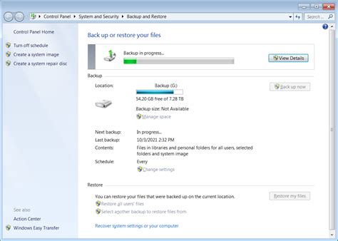 Windows 7 Why Is My Backup File Larger Than The Capacity Of All