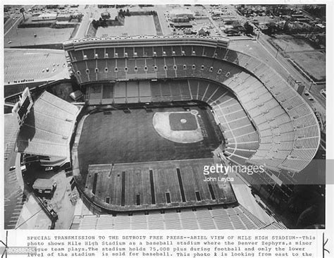 Mile High Stadium Historical Collection Photos And Premium High Res