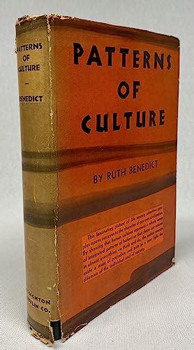 patterns of culture by benedict ruth very good hardcover 1934 later printing