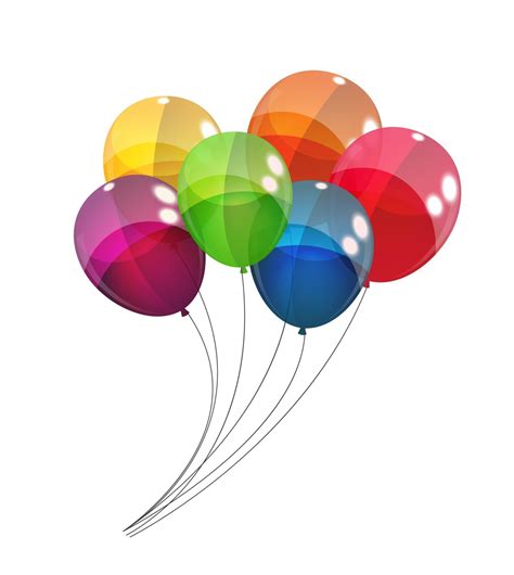 Ilustración de vector de fondo de globos brillantes de color Vector en Vecteezy