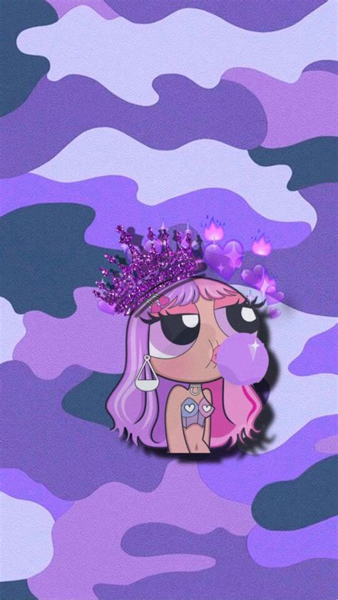 Are you looking for cute iphone wallpapers? Powerpuff girls purple aesthetic 🎆💜🦄 in 2020 | Girls ...