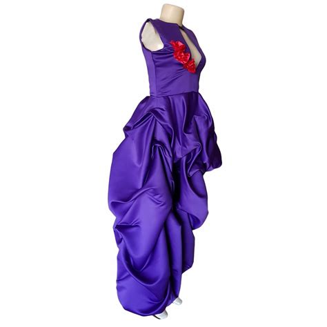 Purple And Violet Side High Low Matric Dance Dress Marisela Veludo