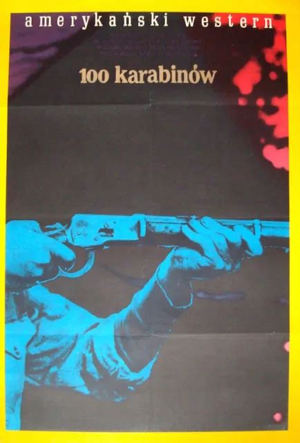 100 Rifles Polish A1 Movie Poster Raquel Welch Jim Brown Burt Reynolds Nm £20234 Picclick Uk