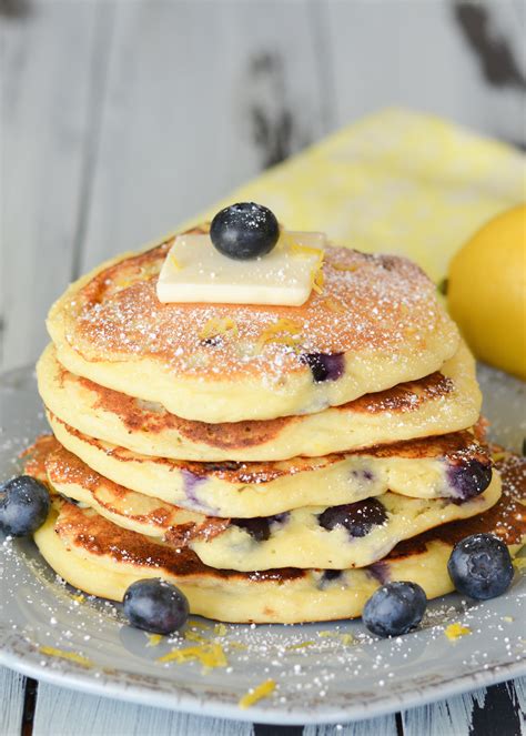 Blueberry Lemon Ricotta Pancakes Flying On Jess Fuel