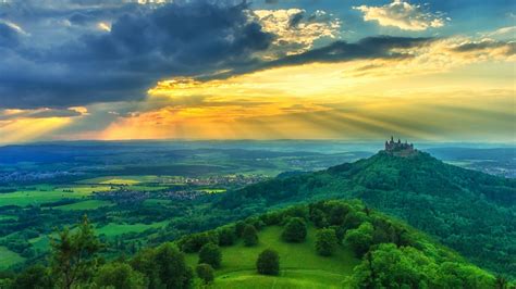 Hohenzollern Castle Full Hd Wallpaper And Background Image