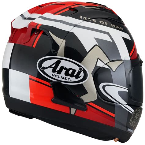 Bell star isle of man helmet. Arai RX-7V 2018 IOM TT Helmet