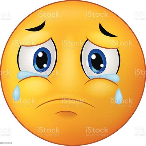 ✓ free for commercial use ✓ high quality images. Large Sad Crying Yellow Emoticon Cartoon Stock Illustration - Download Image Now - iStock