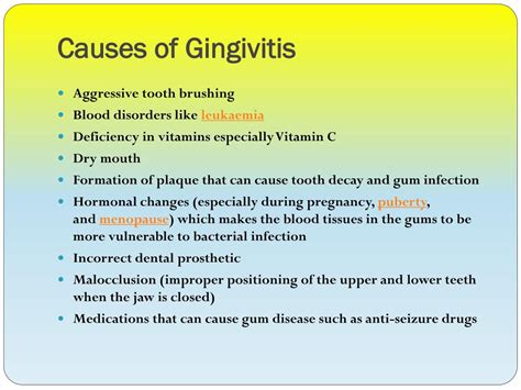 Ppt Gingivitis Symptoms Causes Diagnosis And Treatment Powerpoint