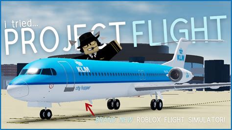I Played Project Flight Robloxs Newest Flight Simulator Youtube