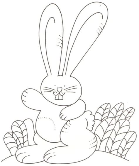 Dibujos De Conejos Para Colorear ★ Imágenes Para Imprimir Y Pintar