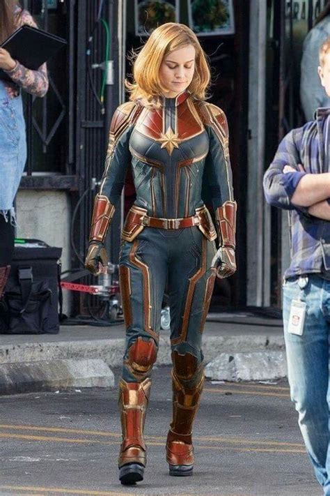 Brie Larson Actress Carol Danvers Captain Marvel Ms